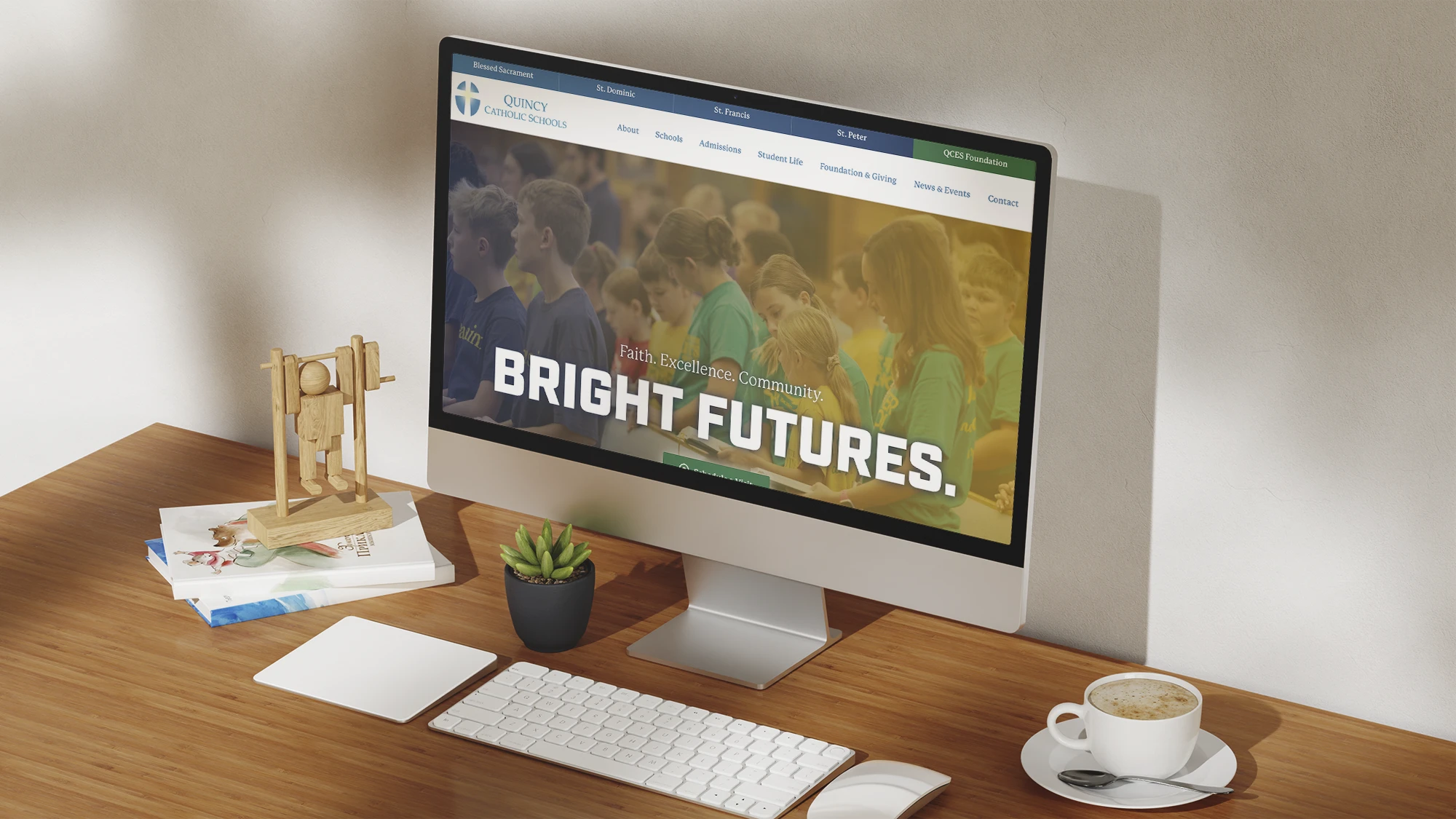 QCS Website iMac Mockup